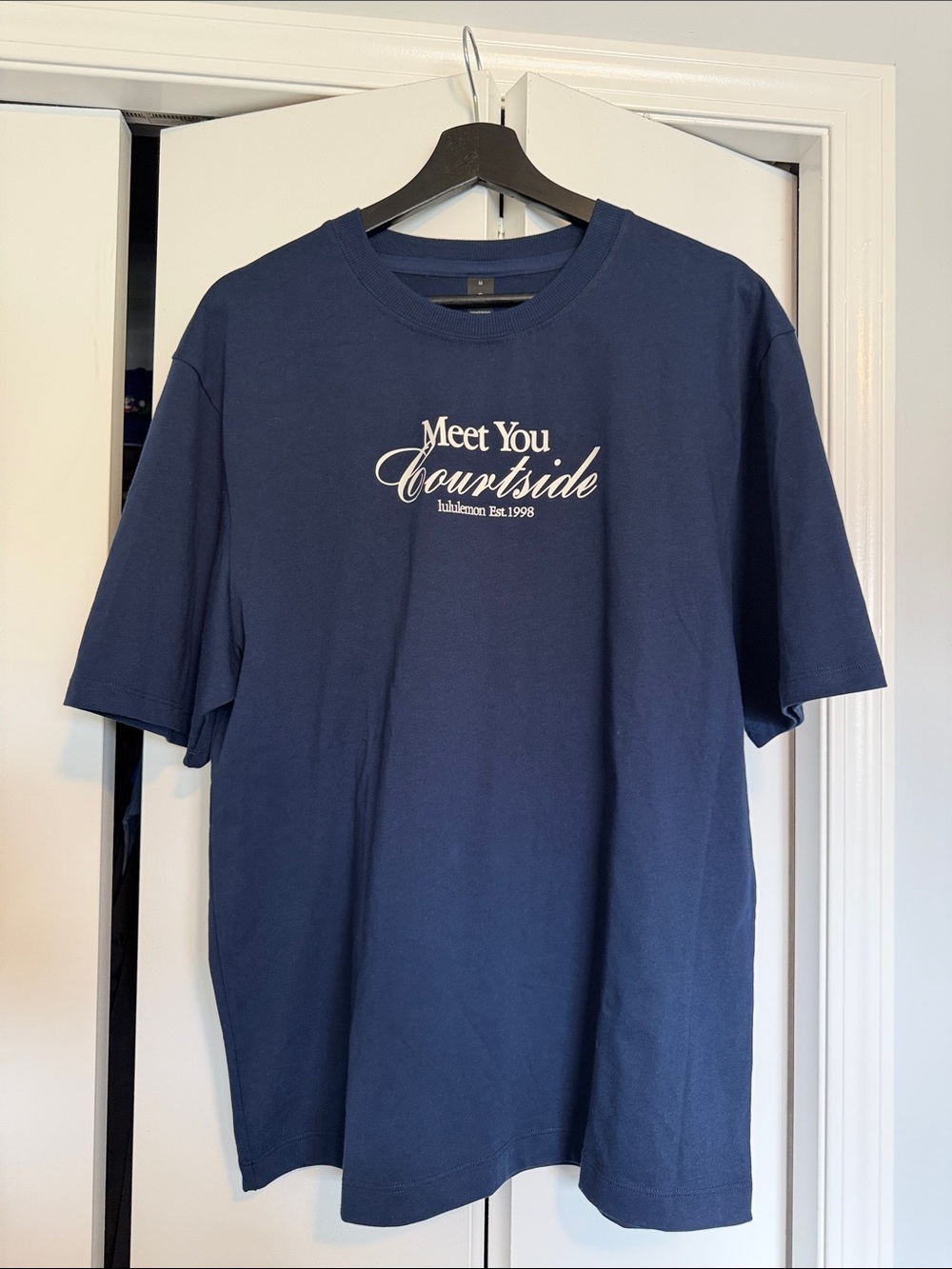 lululemon athletica Navy 'Meet You Courtside' Short Sleeve Tee